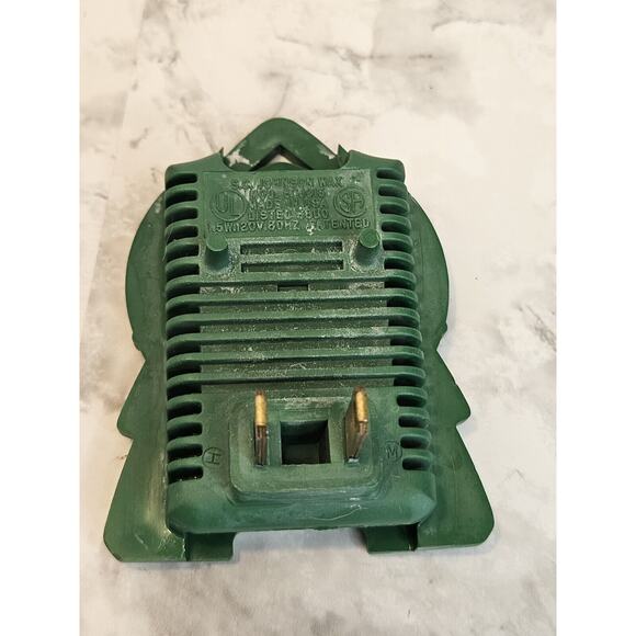 Vintage 90s RARE Glade Plugins Green Christmas Tree Gel Fragrance Plug In Warmer - Picture 2 of 5